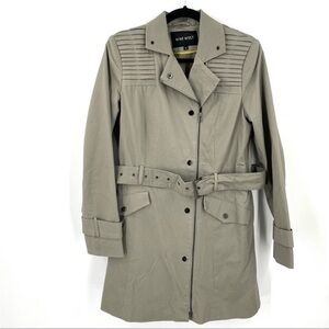 Nine West Tan Trench Coat with Tailored Fit